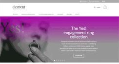 Desktop Screenshot of elementjewellery.com